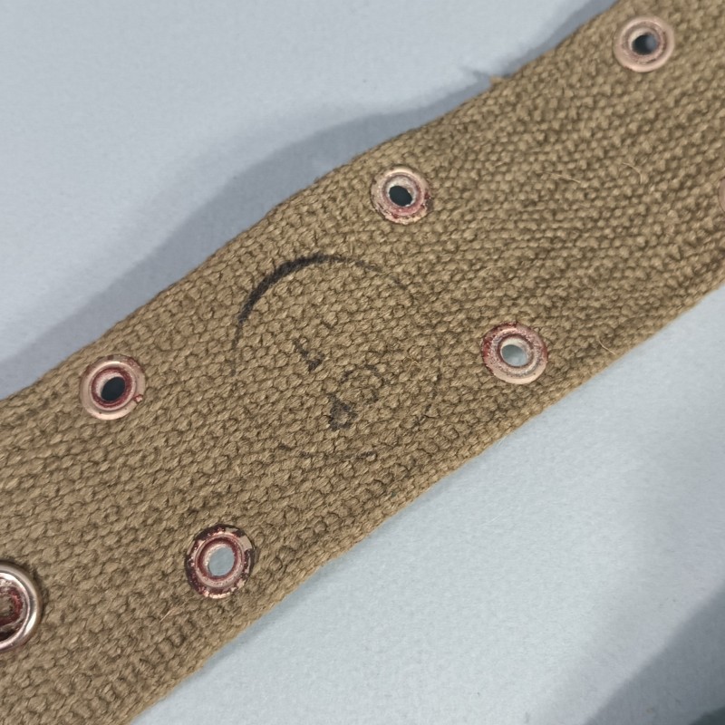 CEINTURON ARMEE FRANCAISE TAP INDOCHINE ALGERIE LEGION ETRANGERE MODELE 1952 / 1953 PARACHUTISTES