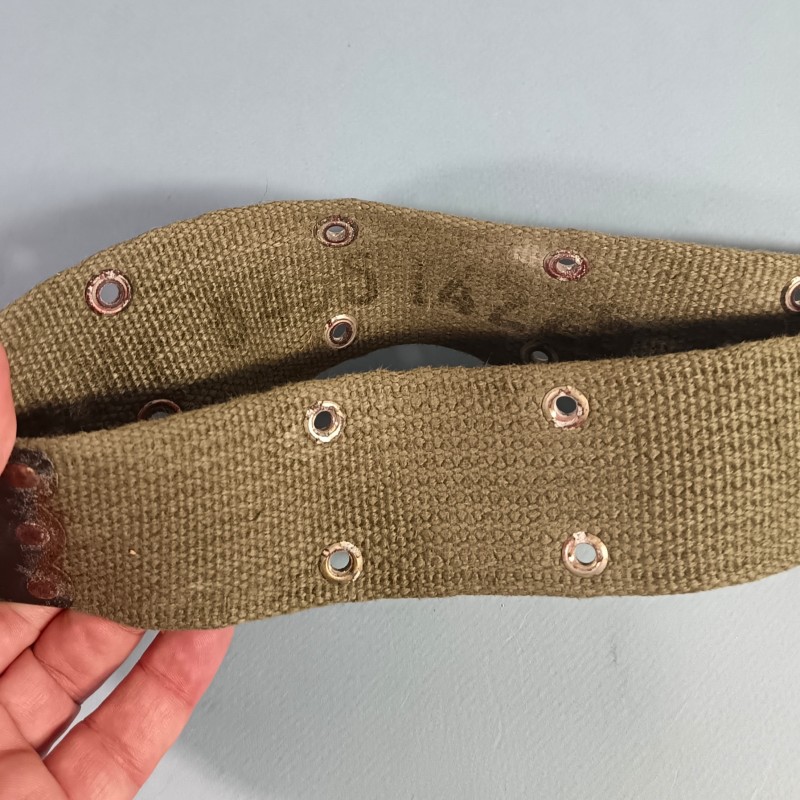 CEINTURON ARMEE FRANCAISE TAP INDOCHINE ALGERIE LEGION ETRANGERE MODELE 1952 / 1953 PARACHUTISTES