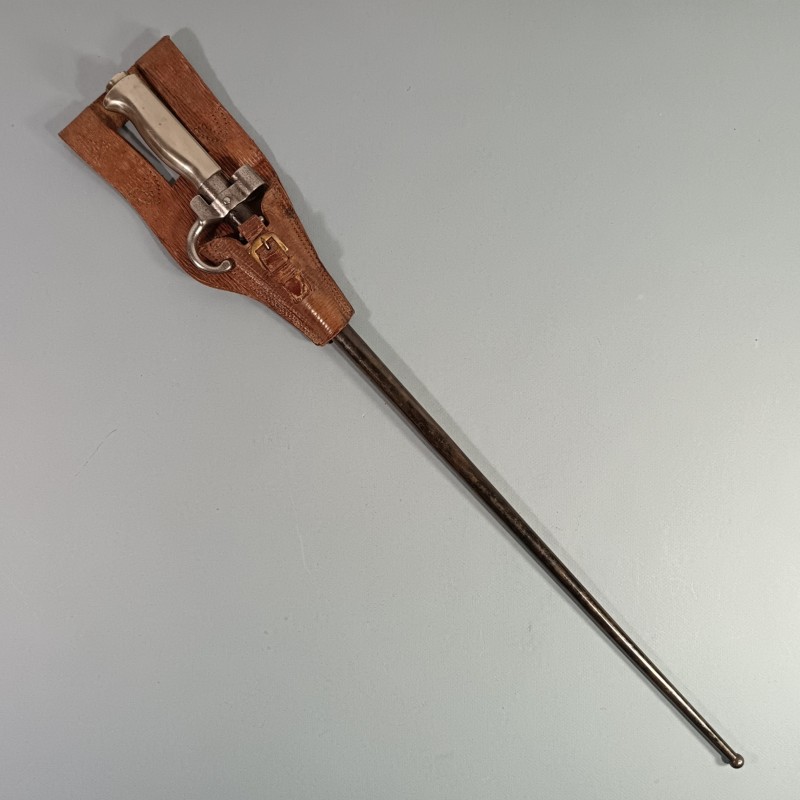 BAIONNETTE LEBEL MODELE 1886 PREMIER TYPE AVEC QUILLON POIGNEE MAILLECHORT "LA ROSALIE" GUERRE 1914 1918