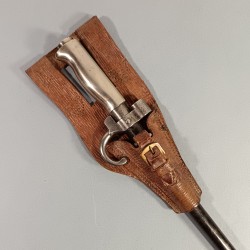 BAIONNETTE LEBEL MODELE 1886 PREMIER TYPE AVEC QUILLON POIGNEE MAILLECHORT "LA ROSALIE" GUERRE 1914 1918