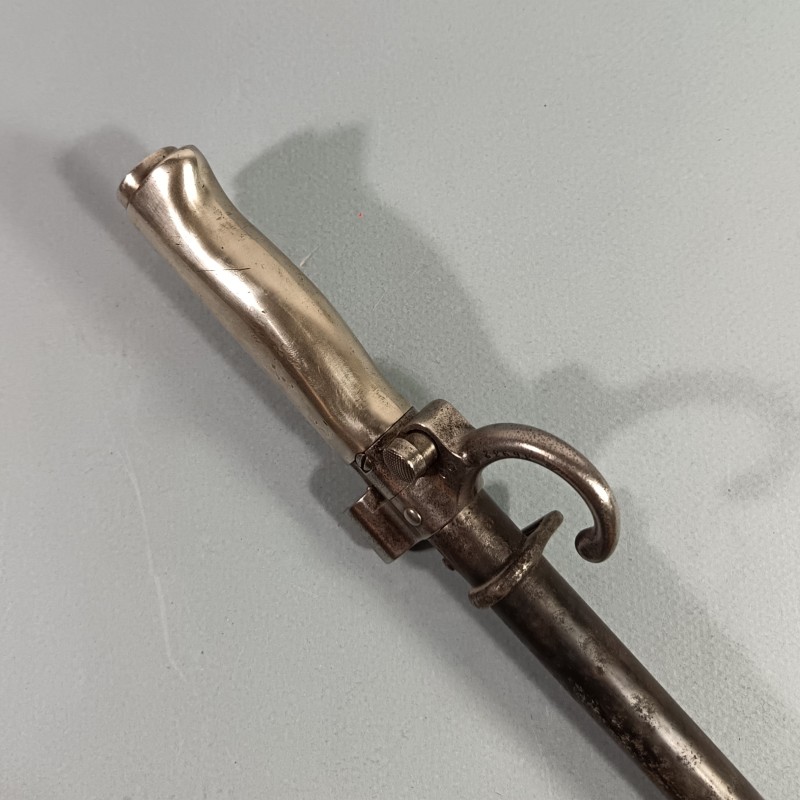 BAIONNETTE LEBEL MODELE 1886 PREMIER TYPE AVEC QUILLON POIGNEE MAILLECHORT "LA ROSALIE" GUERRE 1914 1918