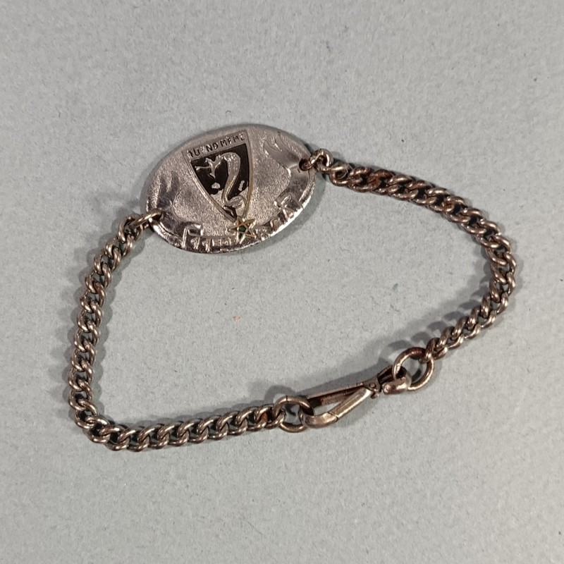 PLAQUE D'IDENTITE GOURMETTE POUR SOLDAT DU 11 ème RCA REGIMENT DE CHASSEURS D'AFRIQUE 1941 - 1959