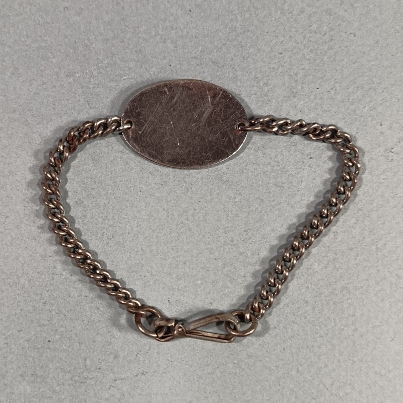 PLAQUE D'IDENTITE GOURMETTE POUR SOLDAT DU 11 ème RCA REGIMENT DE CHASSEURS D'AFRIQUE 1941 - 1959