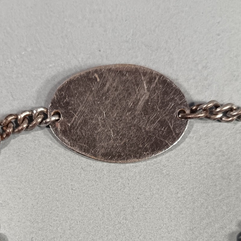 PLAQUE D'IDENTITE GOURMETTE POUR SOLDAT DU 11 ème RCA REGIMENT DE CHASSEURS D'AFRIQUE 1941 - 1959