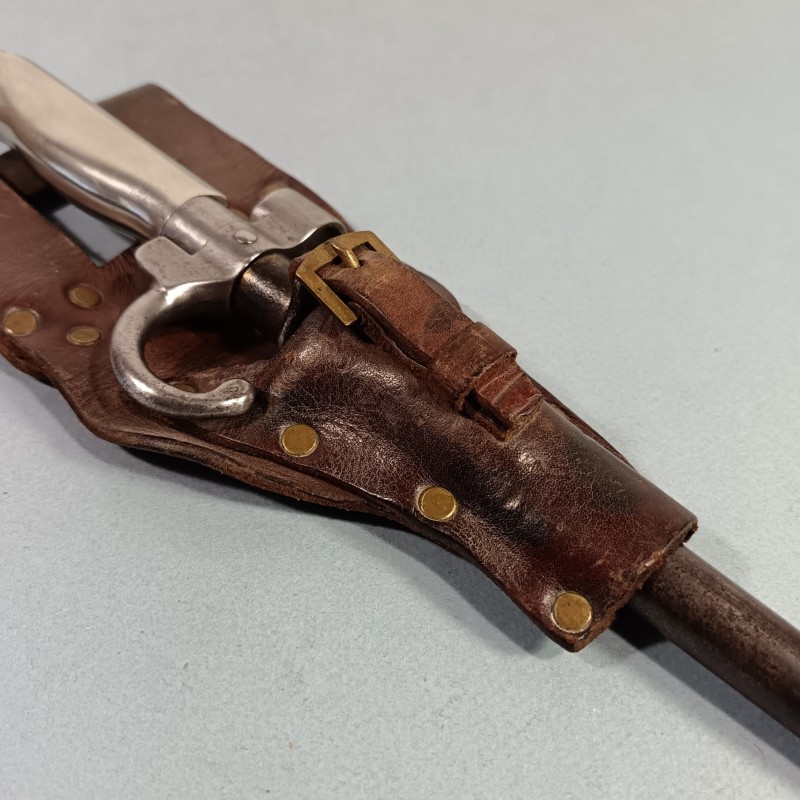 BAIONNETTE LEBEL MODELE 1886 PREMIER TYPE AVEC QUILLON POIGNEE MAILLECHORT "LA ROSALIE" GUERRE 1914 1918