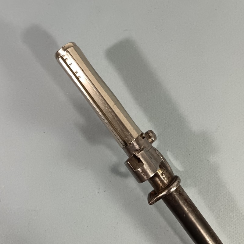 BAIONNETTE LEBEL MODELE 1886 PREMIER TYPE AVEC QUILLON POIGNEE MAILLECHORT "LA ROSALIE" GUERRE 1914 1918