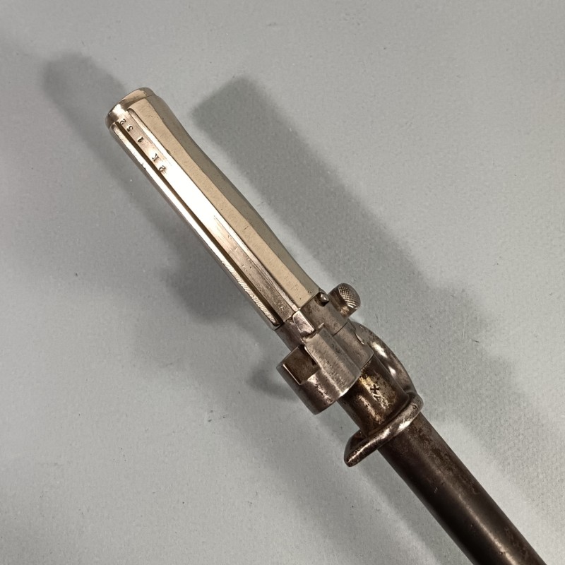 BAIONNETTE LEBEL MODELE 1886 PREMIER TYPE AVEC QUILLON POIGNEE MAILLECHORT "LA ROSALIE" GUERRE 1914 1918
