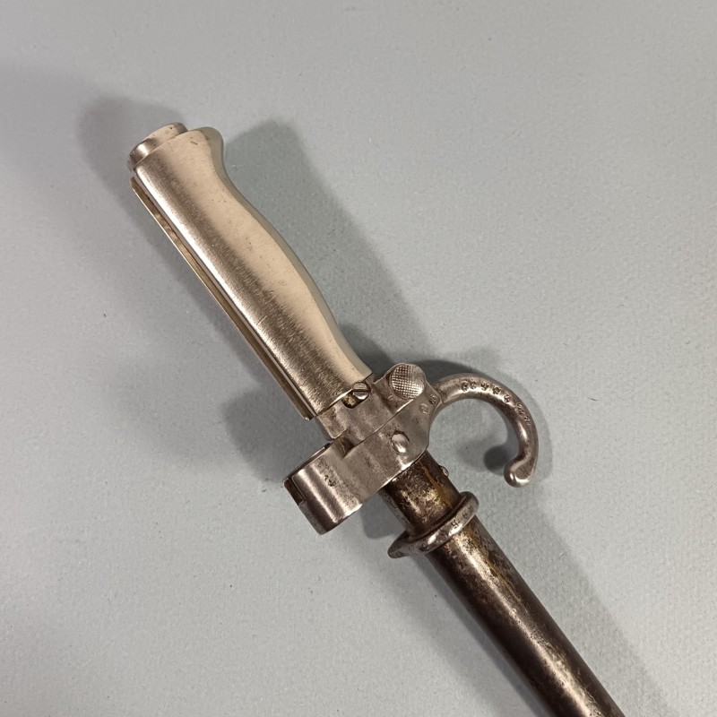 BAIONNETTE LEBEL MODELE 1886 PREMIER TYPE AVEC QUILLON POIGNEE MAILLECHORT "LA ROSALIE" GUERRE 1914 1918