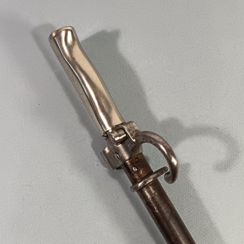 BAIONNETTE LEBEL MODELE 1886 PREMIER TYPE AVEC QUILLON POIGNEE MAILLECHORT "LA ROSALIE" GUERRE 1914 1918