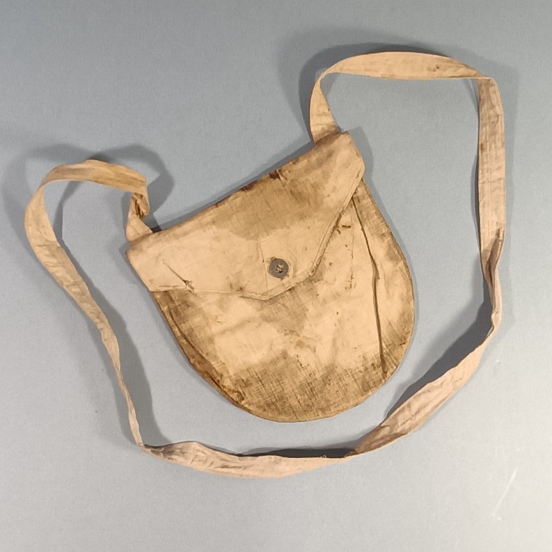 RARE MASQUE A GAZ M2 GUERRE 1914 1918 RARE TOILE BLEUE MUSETTE DE TRANSPORT ARTILLEUR AU 252 ème REGT D'ARTILLERIE