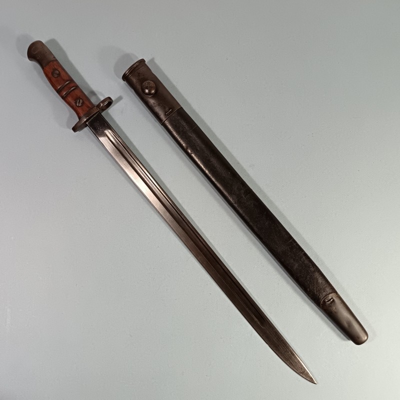 BAIONNETTE US REMINGTON MODELE 1913 DATEE 1917 POUR FUSIL ENFIELD P-1914 OU P14 OU N°3 MKI MARQUAGES EGYPTIENS