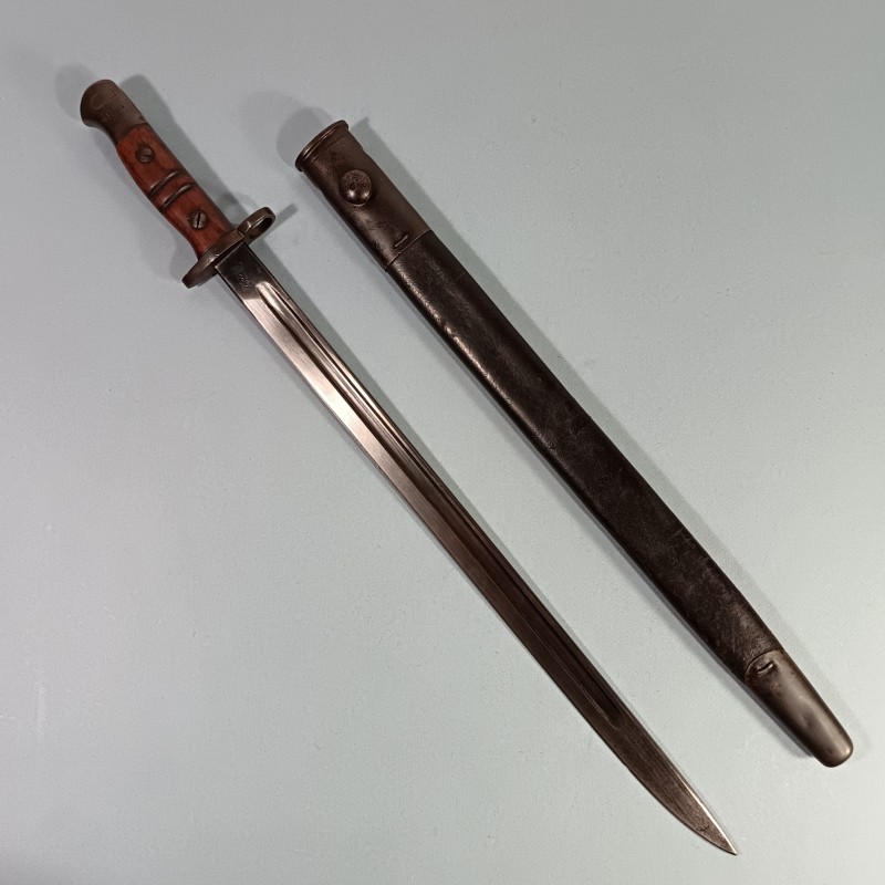 BAIONNETTE US REMINGTON MODELE 1913 DATEE 1917 POUR FUSIL ENFIELD P-1914 OU P14 OU N°3 MKI MARQUAGES EGYPTIENS