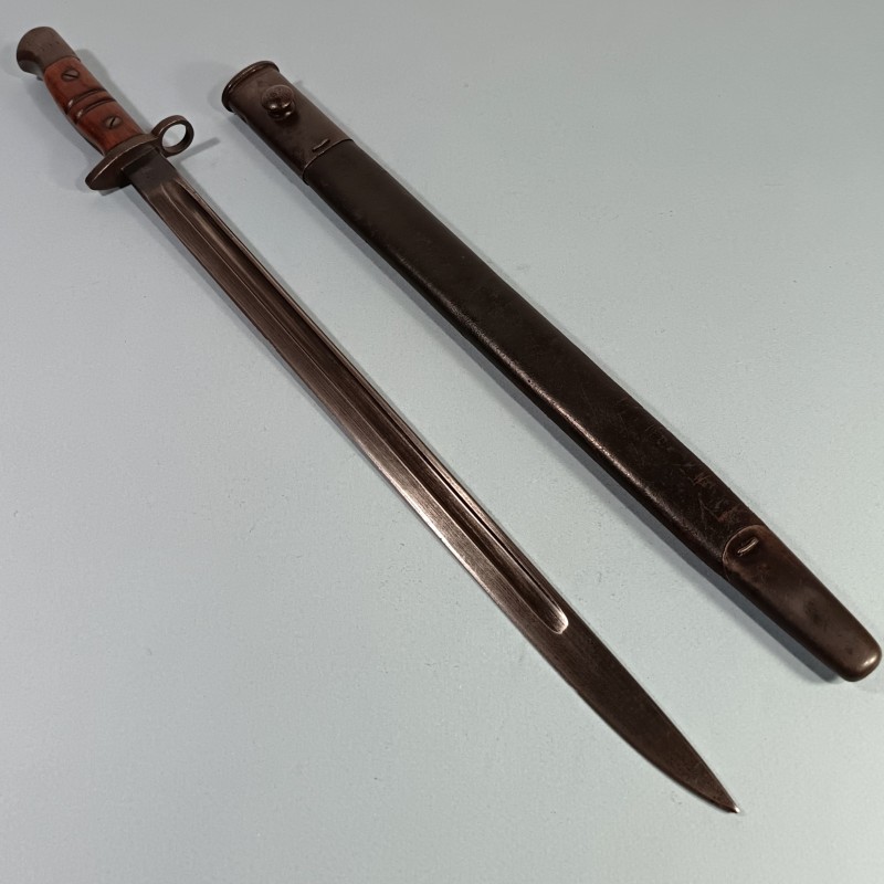 BAIONNETTE US REMINGTON MODELE 1913 DATEE 1917 POUR FUSIL ENFIELD P-1914 OU P14 OU N°3 MKI MARQUAGES EGYPTIENS