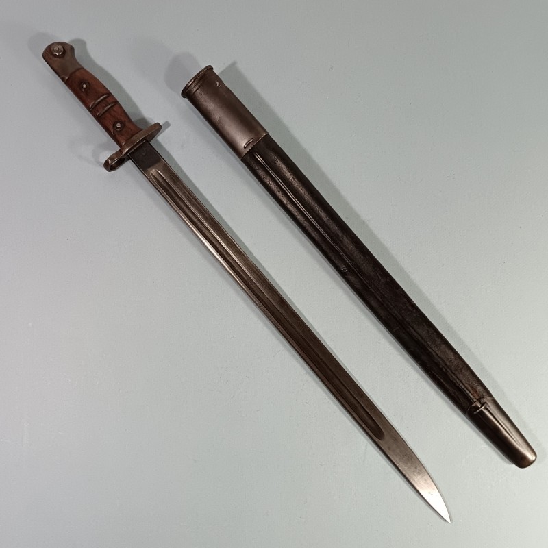 BAIONNETTE US REMINGTON MODELE 1913 DATEE 1917 POUR FUSIL ENFIELD P-1914 OU P14 OU N°3 MKI MARQUAGES EGYPTIENS