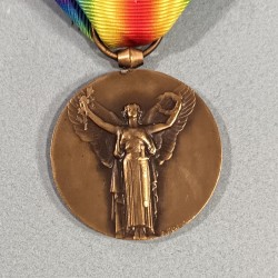 MEDAILLE INTERALLIEE DE LA VICTOIRE DE LA GRANDE GUERRE 1914-1918 GRAVEUR A. MORLON