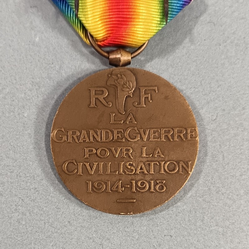 MEDAILLE INTERALLIEE DE LA VICTOIRE DE LA GRANDE GUERRE 1914-1918 GRAVEUR A. MORLON