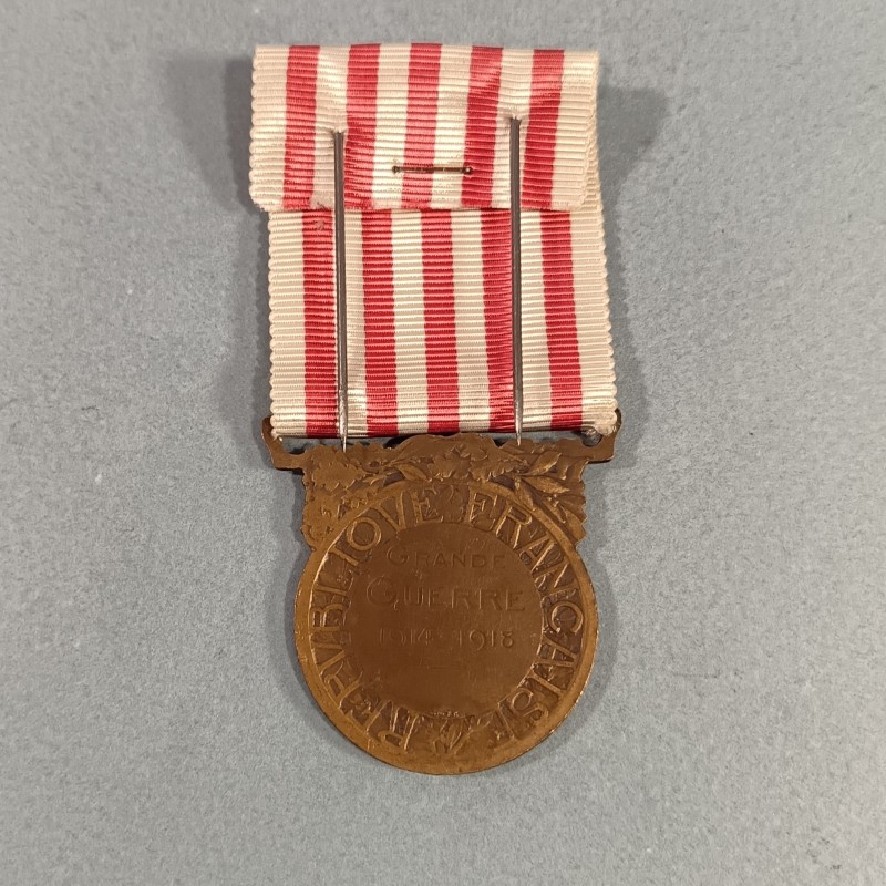 FRANCE MEDAILLE COMMEMORATIVE DE LA GRANDE GUERRE 1914-1918 ANCIENS COMBATTANTS