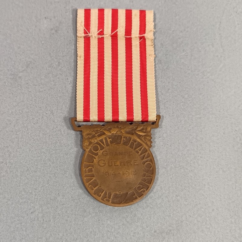 FRANCE MEDAILLE COMMEMORATIVE DE LA GRANDE GUERRE 1914-1918 ANCIENS COMBATTANTS