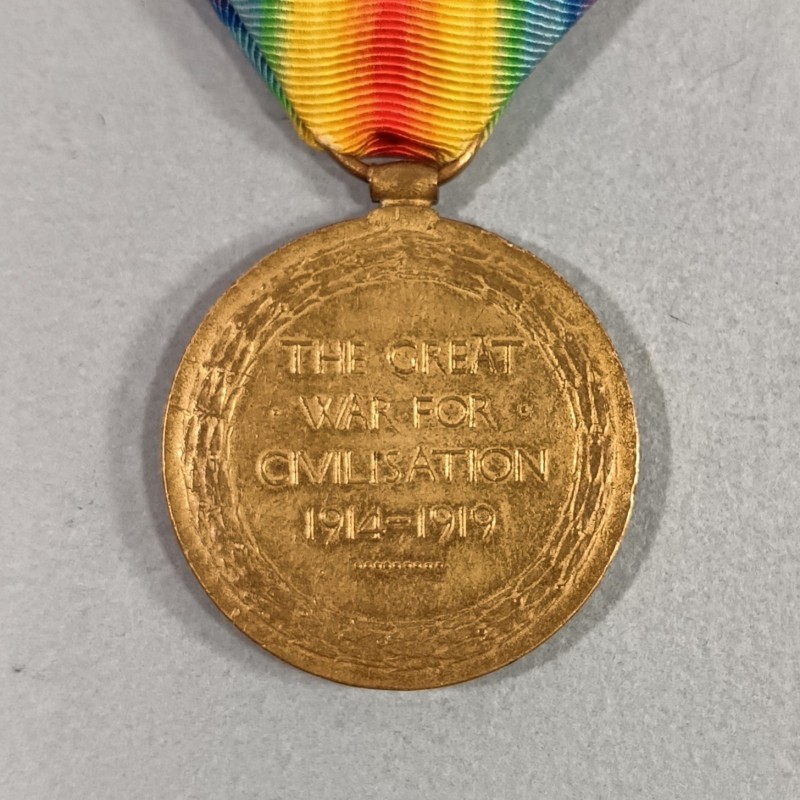 MEDAILLE INTERALLIEE DE LA VICTOIRE DE LA GRANDE GUERRE 1914-1918 MODELE ANGLAIS ATTRIBUE S-23519 PTE. A.S.BROWN.GORDONS.