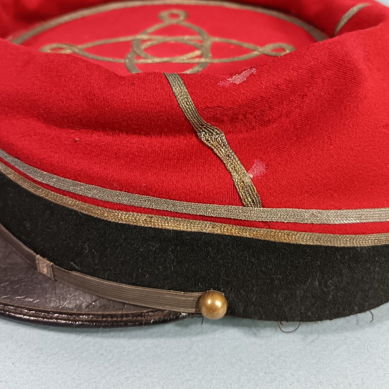 KEPI DE LIEUTENANT DU 83 ème REGIMENT D'INFANTERIE DE LIGNE MODELE 1872 DEBUT TROISIEME REPUBLIQUE