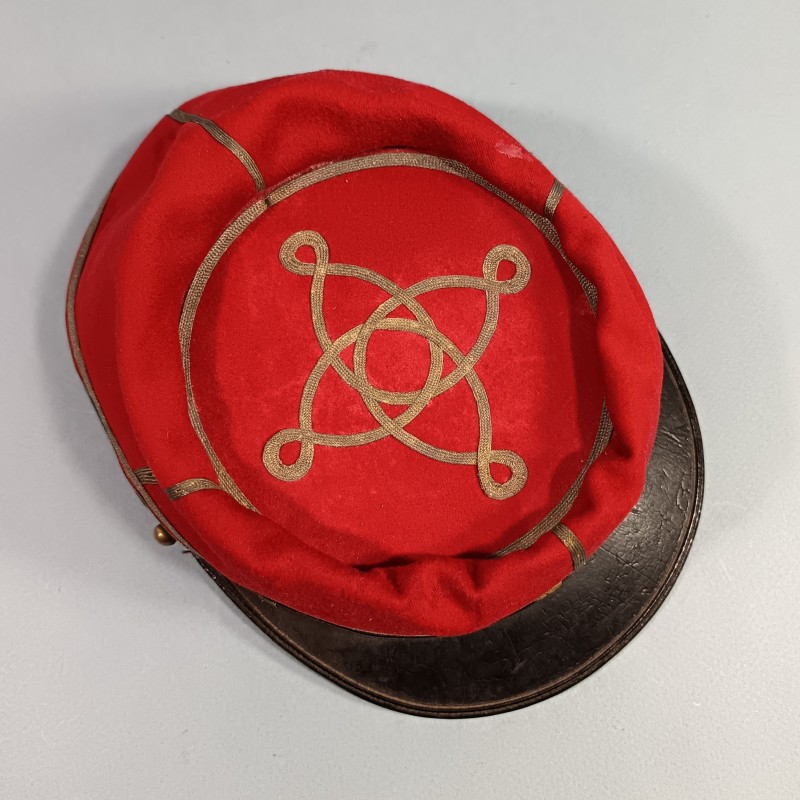 KEPI DE LIEUTENANT DU 83 ème REGIMENT D'INFANTERIE DE LIGNE MODELE 1872 DEBUT TROISIEME REPUBLIQUE