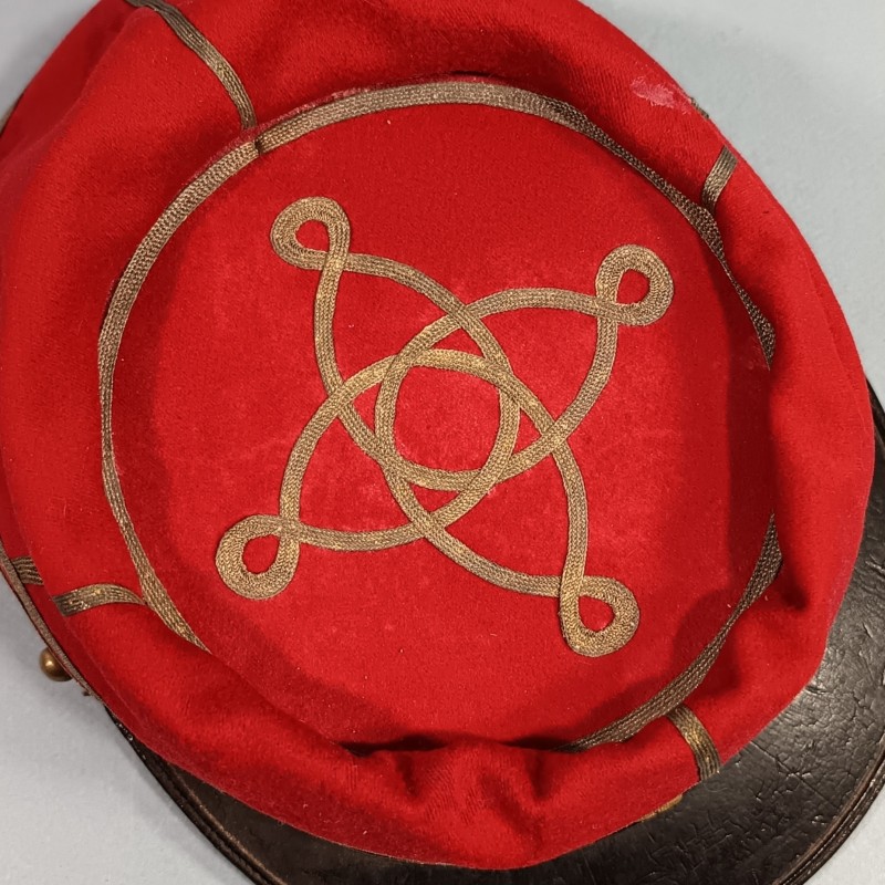KEPI DE LIEUTENANT DU 83 ème REGIMENT D'INFANTERIE DE LIGNE MODELE 1872 DEBUT TROISIEME REPUBLIQUE