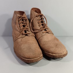 BRODEQUINS CHAUSSURES MILITAIRE EN CUIR MODELE 1917 TOUTES ARMES DATEES 1951 GRANDE TAILLE 29/4 43/44
