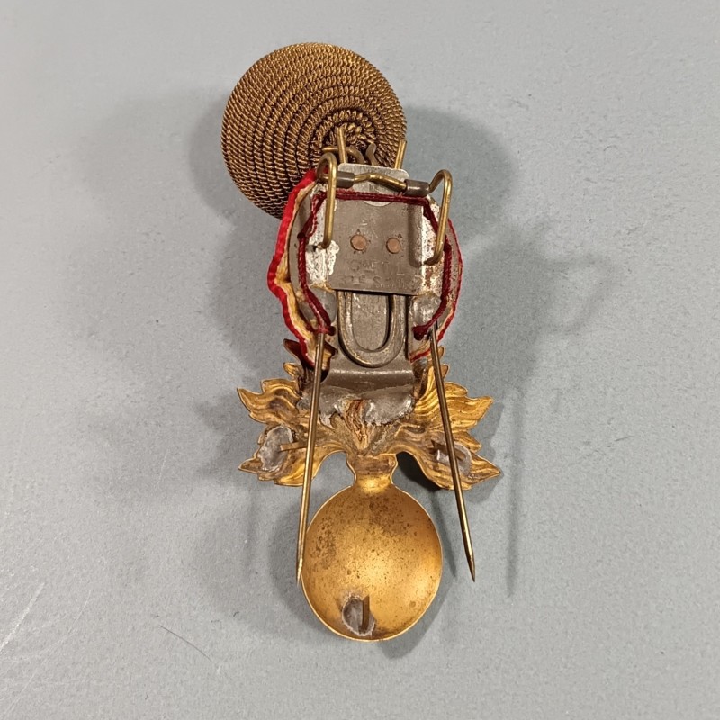 ATTRIBUT OU INSIGNE ET POMPON DE KEPI D'OFFICIERS MODELE 1886 OFFICIER D'INFANTERIE ET LEGION ETRANGERE LIEUTENANT CAPITAINE