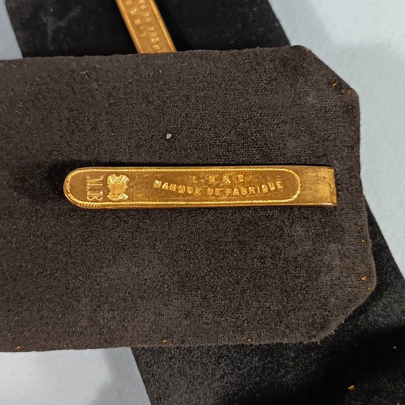 PAIRE D'EPAULETTES DE LIEUTENANT OU CAPITAINE D'OFFICIER D'INFANTERIE MODELE TROISIEME REPUBLIQUE 1914 TENUE 1931