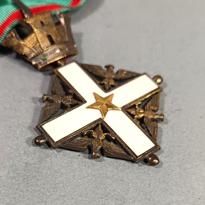 ITALIE MEDAILLE DE COMMANDEUR DE L'ORDRE NATIONAL DU MERITE EN COFFRET ITALIAN NATIONAL MERIT ORDER