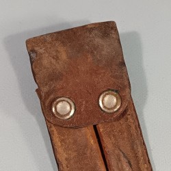 PORTE CHARGEURS EN CUIR FABRICATION LOCALE ARTISANALE INDOCHINE PA MAC 50 PARACHUTISTES INDOCHINE LEGION ETRANGERE TAP