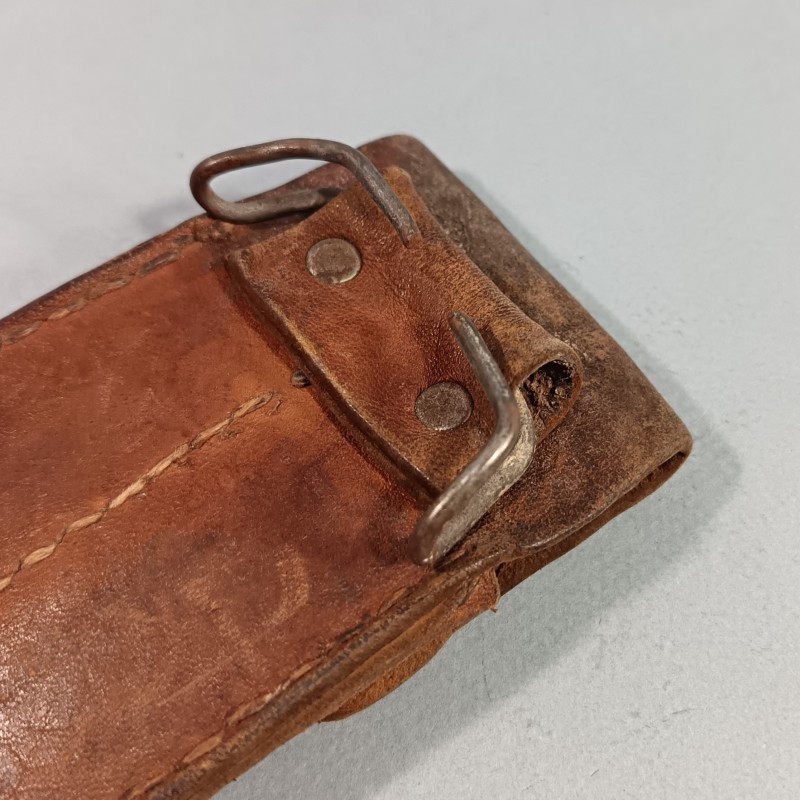 PORTE CHARGEURS EN CUIR FABRICATION LOCALE ARTISANALE INDOCHINE PA MAC 50 PARACHUTISTES INDOCHINE LEGION ETRANGERE TAP