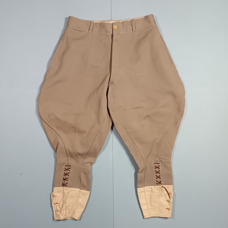 PANTALON CULOTTE MASTIC SOUS OFFICIERS ET OFFICIER MODELE 1929 TOUTES ARMES CAMPAGNE 1939 1940