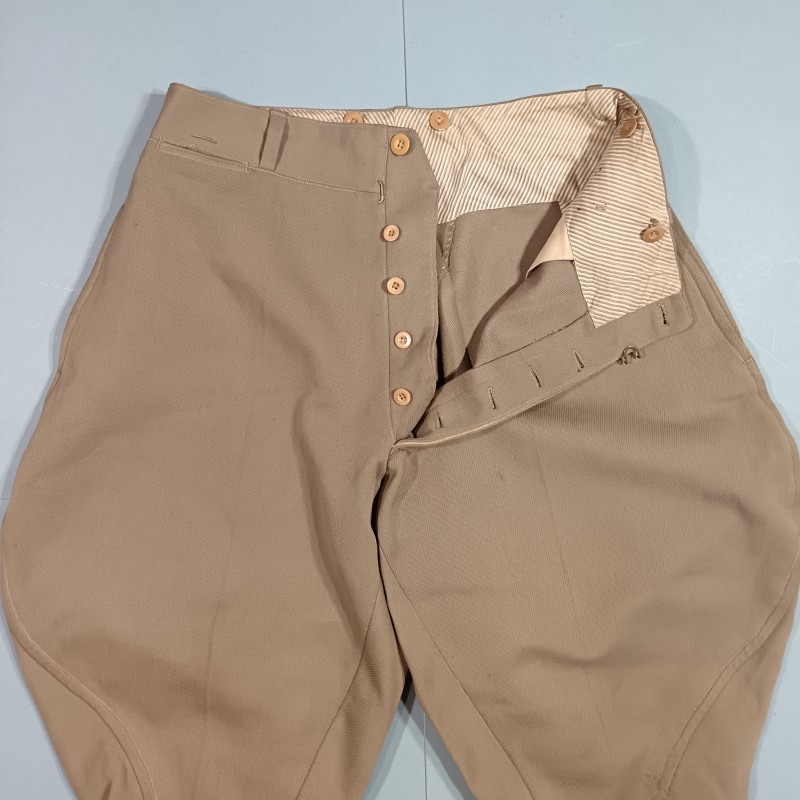 PANTALON CULOTTE MASTIC SOUS OFFICIERS ET OFFICIER MODELE 1929 TOUTES ARMES CAMPAGNE 1939 1940