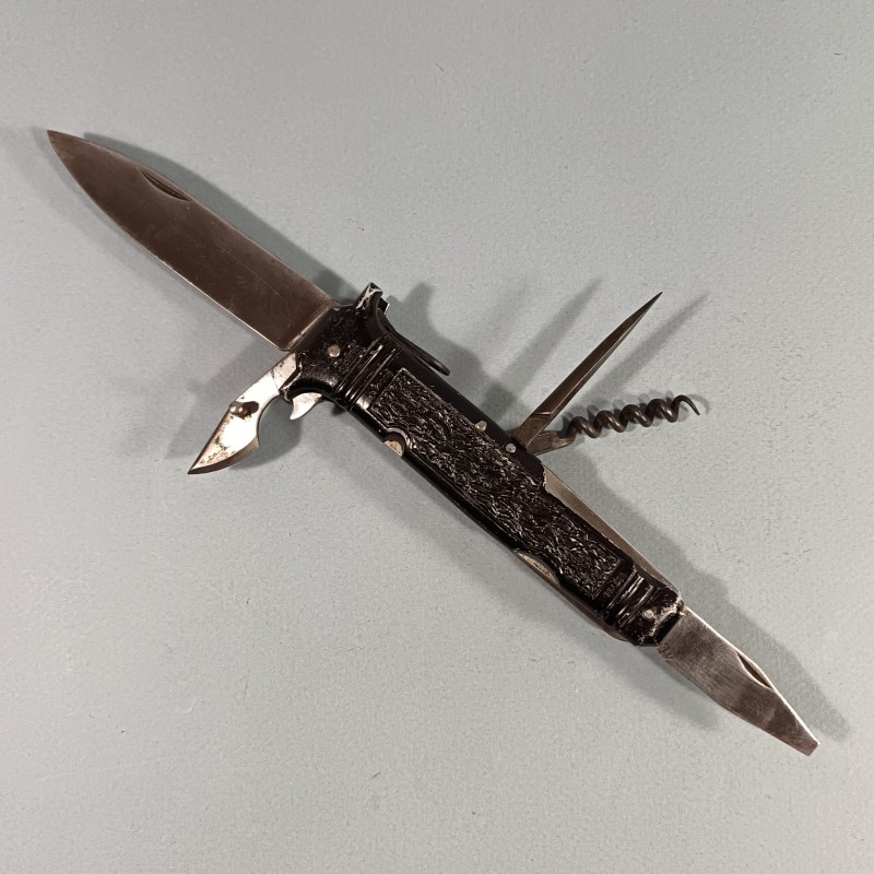 COUTEAU PLIANT REGLEMENTAIRE BIAT FRANCE DEPOSE PARACHUTISTES COMMANDOS DE L'AIR TAP ANNEES 1950