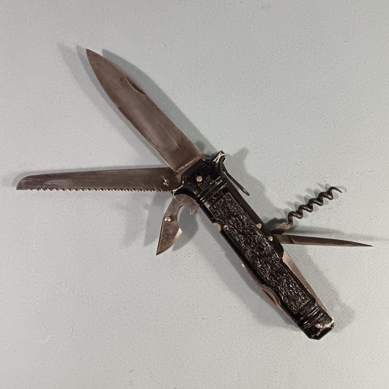 COUTEAU PLIANT REGLEMENTAIRE BIAT FRANCE DEPOSE PARACHUTISTES COMMANDOS DE L'AIR TAP ANNEES 1950