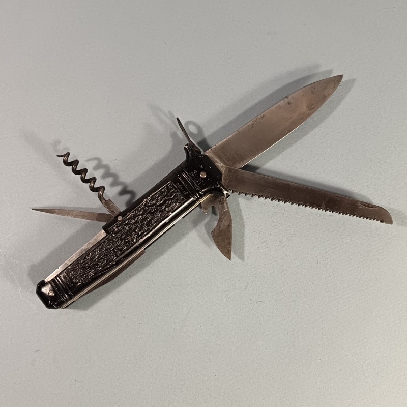 COUTEAU PLIANT REGLEMENTAIRE BIAT FRANCE DEPOSE PARACHUTISTES COMMANDOS DE L'AIR TAP ANNEES 1950