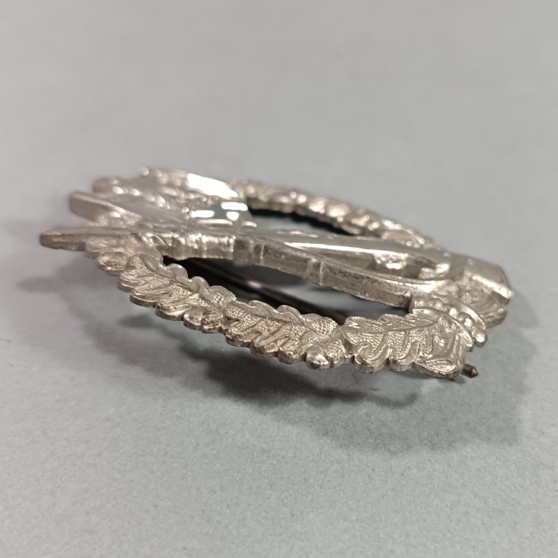 ALLEMAGNE INSIGNE ASSAUT INFANTERIE BADGE DE POITRINE COMBAT ALLEMAND SECONDE GUERRE FABRICANT JB & Co