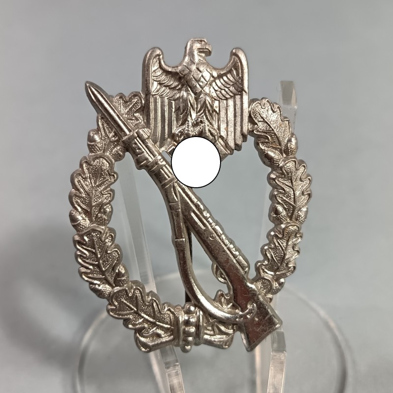 ALLEMAGNE INSIGNE ASSAUT INFANTERIE BADGE DE POITRINE COMBAT ALLEMAND SECONDE GUERRE FABRICANT F & B