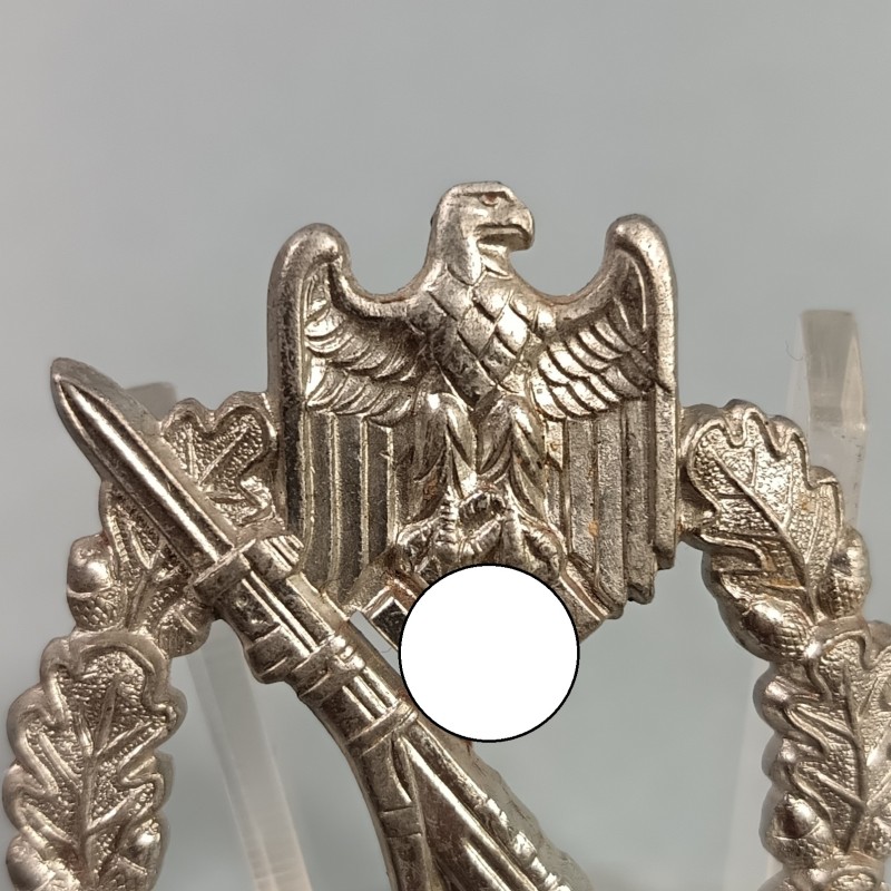 ALLEMAGNE INSIGNE ASSAUT INFANTERIE BADGE DE POITRINE COMBAT ALLEMAND SECONDE GUERRE FABRICANT F & B