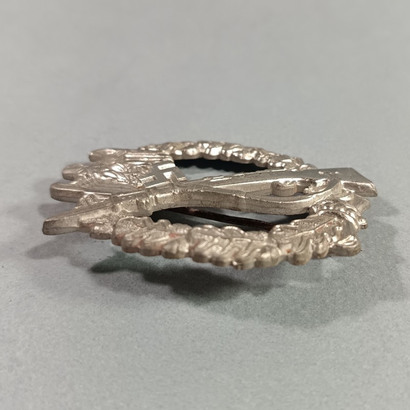 ALLEMAGNE INSIGNE ASSAUT INFANTERIE BADGE DE POITRINE COMBAT ALLEMAND SECONDE GUERRE FABRICANT F & B