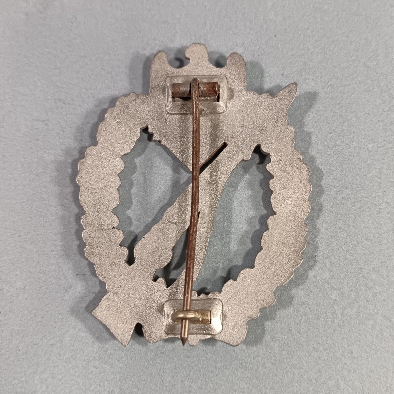 ALLEMAGNE INSIGNE ASSAUT INFANTERIE BADGE DE POITRINE COMBAT ALLEMAND SECONDE GUERRE FABRICANT F & B