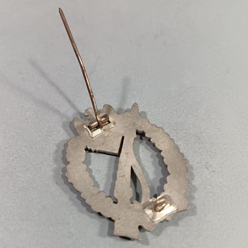 ALLEMAGNE INSIGNE ASSAUT INFANTERIE BADGE DE POITRINE COMBAT ALLEMAND SECONDE GUERRE FABRICANT F & B