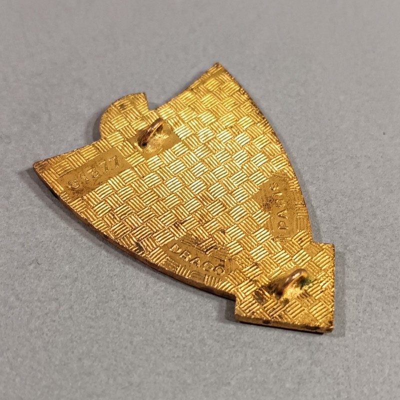 INSIGNE MILITAIRE GENIE 2-111 ème BATAILLON DE TRAVAUX FABRICATION DRAGO PARIS G.1377
