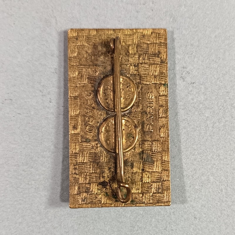 INSIGNE MILITAIRE GENIE 27 ème BATAILLON FABRICATION DRAGO PARIS H.729