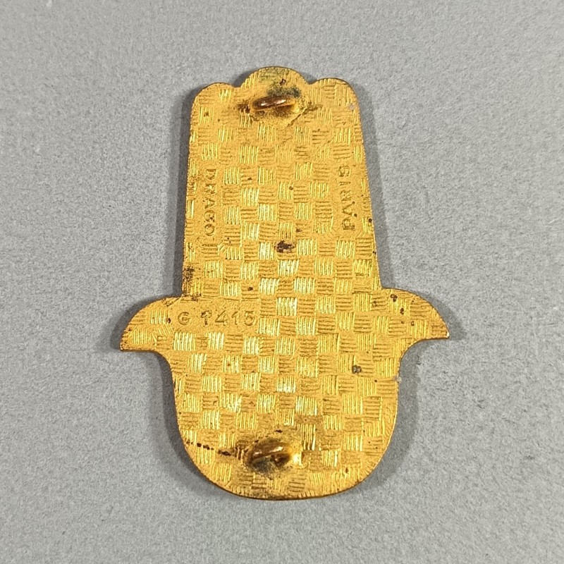 INSIGNE MILITAIRE GENIE 157 ème BTL BATAILLON DE TRAVAUX LOURDS FABRICATION DRAGO PARIS G.1415