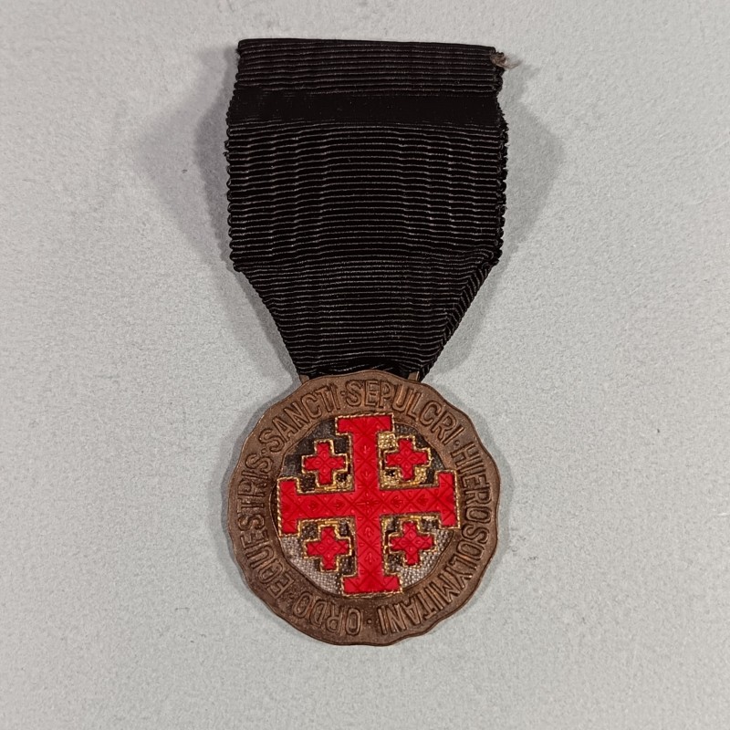 ITALIE VATICAN MEDAILLE DE L'ORDRE DU SAINT SEPULCRE DE JERUSALEM CANONISATION DU PAPE PIE X 1954