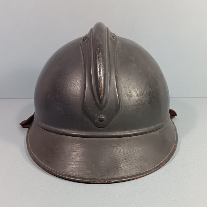 CASQUE ADRIAN MODELE 1915 OFFICIER DES TROUPES D'AFRIQUE TIRAILLEURS ET ZOUAVES COMPLET GUERRE 1914-1918