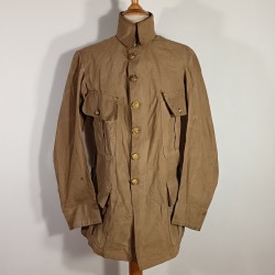 VAREUSE VESTE OFFICIER OU SOUS OFF MODELE 1913 TROUPE COLONIALES ET LEGION COULEUR BEIGE SABLE