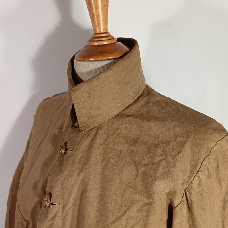 VAREUSE VESTE OFFICIER OU SOUS OFF MODELE 1913 TROUPE COLONIALES ET LEGION COULEUR BEIGE SABLE